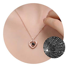 Cargar imagen en el visor de la galería, 100 Languages I Love You Projection Necklace