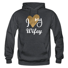 Cargar imagen en el visor de la galería, I Love My Wifey/Hubby Matching Hoodies
