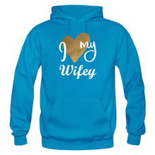 Cargar imagen en el visor de la galería, I Love My Wifey/Hubby Matching Hoodies