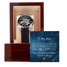 Load image into Gallery viewer, Men's Openwork Watch - To My Man