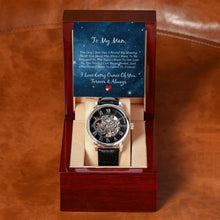 Load image into Gallery viewer, Men's Openwork Watch - To My Man