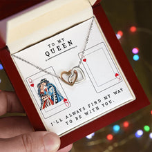 Load image into Gallery viewer, Interlocking Hearts Necklace - To My Queen