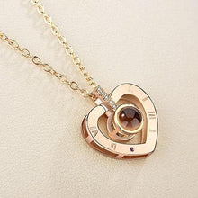 Cargar imagen en el visor de la galería, 100 Languages I Love You Projection Necklace