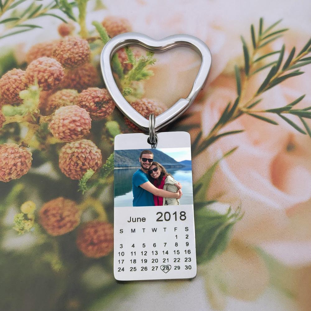 Couple on sale keychain calendar