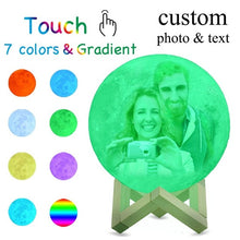 Cargar imagen en el visor de la galería, Customized Photo Moon Lamp