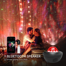 Cargar imagen en el visor de la galería, Starry Sky & Ocean Waves Projector with Bluetooth Speaker