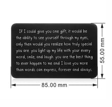 Cargar imagen en el visor de la galería, Engraved Wallet Insert