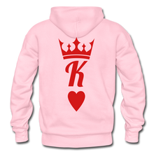 Cargar imagen en el visor de la galería, K of Hearts Hoodie - light pink