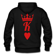 Cargar imagen en el visor de la galería, K of Hearts Hoodie - black