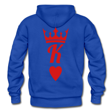 Cargar imagen en el visor de la galería, K of Hearts Hoodie - royal blue