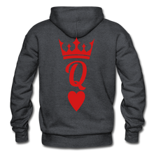 Cargar imagen en el visor de la galería, K and Q of Hearts Matching Hoodies