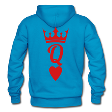 Cargar imagen en el visor de la galería, K and Q of Hearts Matching Hoodies