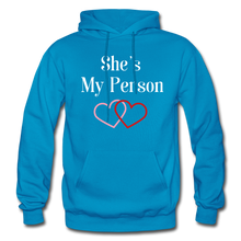 Cargar imagen en el visor de la galería, She's My Person Hoodie - turquoise