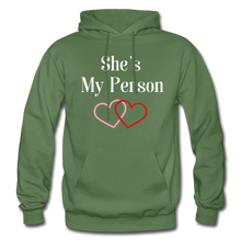 Cargar imagen en el visor de la galería, She's My Person Hoodie - military green