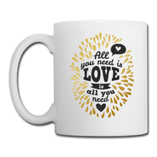 Cargar imagen en el visor de la galería, RIGHT - All You Need is Love Mug - white