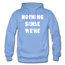 Cargar imagen en el visor de la galería, Nothing Makes Sense When We're Apart Matching Hoodies - carolina blue