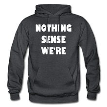 Cargar imagen en el visor de la galería, Nothing Makes Sense When We're Apart Matching Hoodies - charcoal grey
