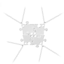 Carica l&#39;immagine nel visualizzatore di Gallery, 4 Piece Interlocking Puzzle Necklace set
