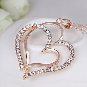 Double Heart Necklace