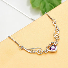 Carica l&#39;immagine nel visualizzatore di Gallery, Angel Wings Heart Necklace
