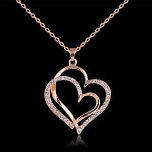 Double Heart Necklace