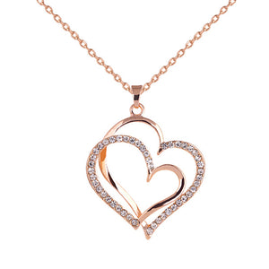 Double Heart Necklace