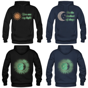 You are my Light on the Darkest of Days Matching Hoodies