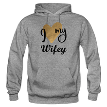 Carica l&#39;immagine nel visualizzatore di Gallery, I Love My Wifey/Hubby Matching Hoodies
