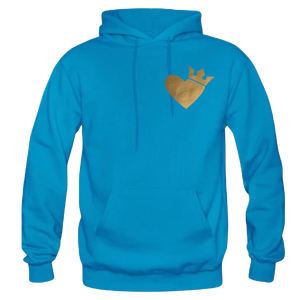 K and Q of Hearts Matching Hoodies