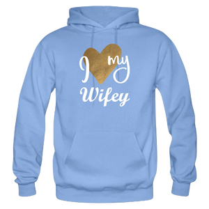 I Love My Wifey/Hubby Matching Hoodies