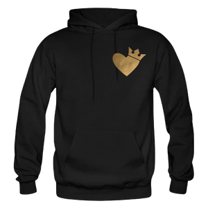 K and Q of Hearts Matching Hoodies