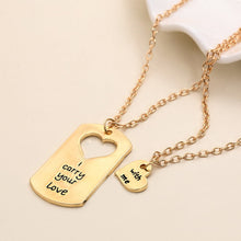 Load image into Gallery viewer, I carry your love with me Necklace Set
