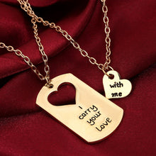 Load image into Gallery viewer, I carry your love with me Necklace Set
