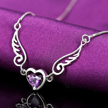 Carica l&#39;immagine nel visualizzatore di Gallery, Angel Wings Heart Necklace
