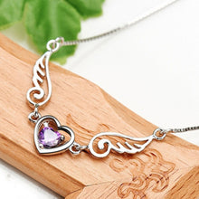 Carica l&#39;immagine nel visualizzatore di Gallery, Angel Wings Heart Necklace
