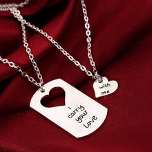 Load image into Gallery viewer, I carry your love with me Necklace Set
