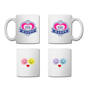 You Make Me Happy Mugs