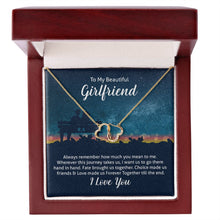 Load image into Gallery viewer, Intertwined Everlasting Love Solid 10k Gold Diamond Necklace - To My Girlfriend
