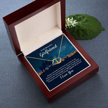 Load image into Gallery viewer, Intertwined Everlasting Love Solid 10k Gold Diamond Necklace - To My Girlfriend
