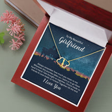 Load image into Gallery viewer, Intertwined Everlasting Love Solid 10k Gold Diamond Necklace - To My Girlfriend
