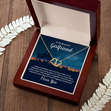 Load image into Gallery viewer, Intertwined Everlasting Love Solid 10k Gold Diamond Necklace - To My Girlfriend
