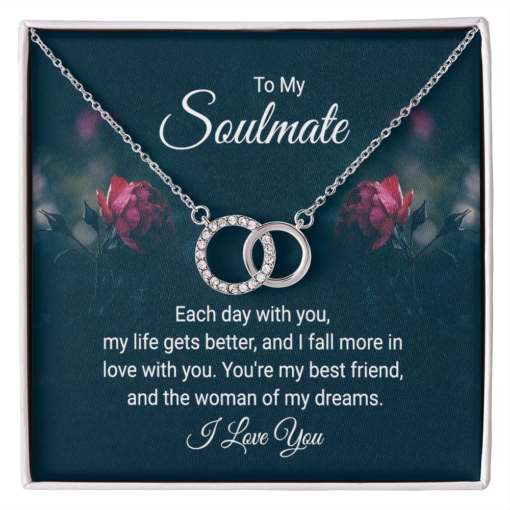 Perfect Pair Necklace - To My Soulmate