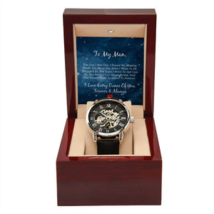 Men's Openwork Watch - To My Man