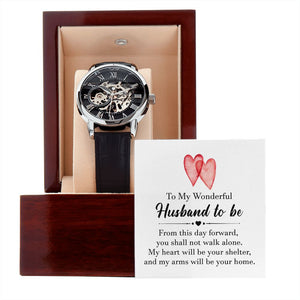 Men's Openwork Watch - Husband to be