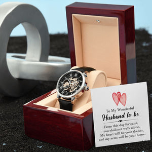 Men's Openwork Watch - Husband to be