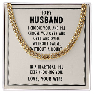 Men's Chain - To My Husband