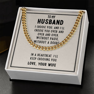 Men's Chain - To My Husband