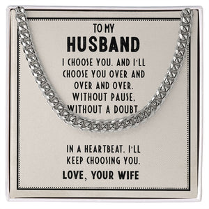 Men's Chain - To My Husband
