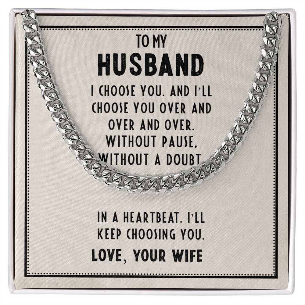 Men's Chain - To My Husband