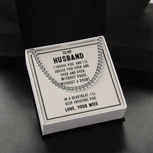 Load image into Gallery viewer, Men&#39;s Chain - To My Husband
